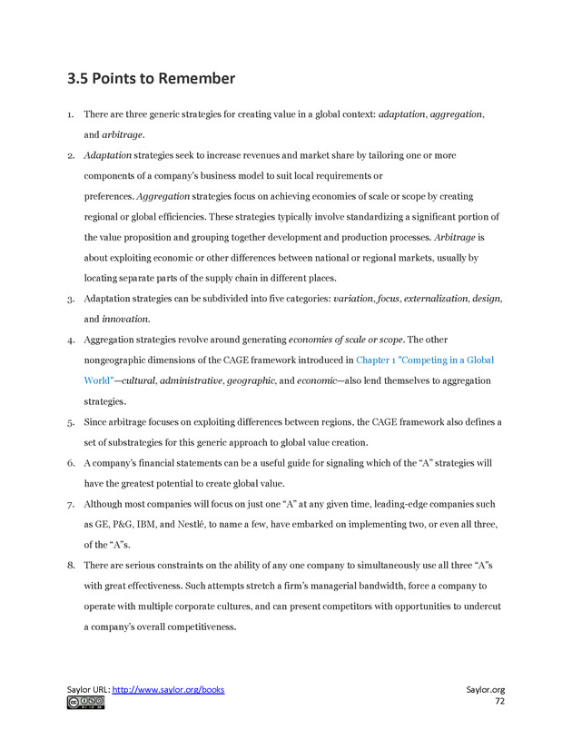 Fundamentals of Global Strategy - Page 72
